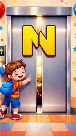 ABC Ascensor 🚪 M Mono N Nido O Oveja | Canción Infantil