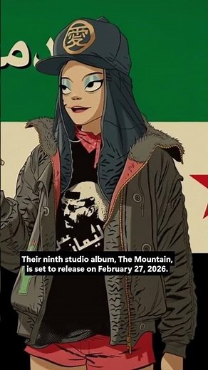 Gorillaz Drop New Song Damascus & Announce 2026 Album 'The Mountain'!