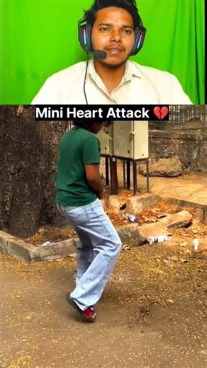 Mini Heart Attack 💔😂 #shorts#viral#reaction#youtubeshorts