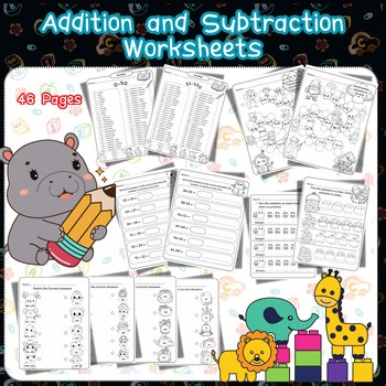 Addition and Subtraction Worksheets | Printable Math Practice for Homeschool and
