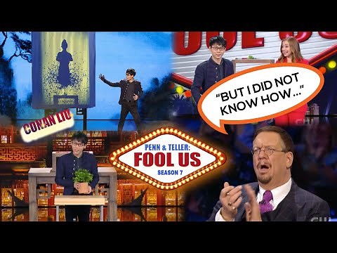 Penn & Teller Fool Us 2022 - Conan Liu Tea Girl Illusion / 1st Chinese Grand Illusionist on Fool Us