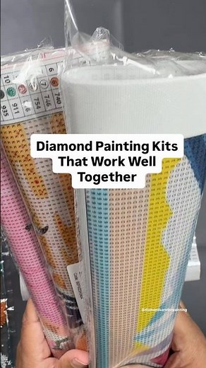 Coordinated diamond painting kits #diamondpainting #diamondart #diy