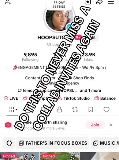 YOU COULD BE MISSING OUT ON COLLAB INVITES. FOLLOW THESE STEPS AND NEVER MISS A BRAND COLLAB INVITE AGAIN! #collabinvites #collaboration #brandcollaboration #brandcollab #tiktokshop