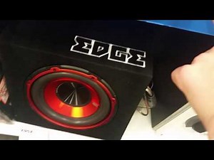Halfords Edge Subwoofer test