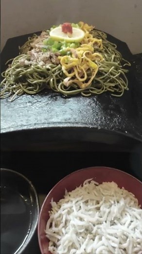 【瓦そば】山口名物。#旅行 #観光 #グルメ #yamaguchi #山口市 #一の坂川 #瓦そば #s蕎麦