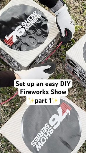 How to set up a backyard #fireworks show, Pt. 1✨ Full tutorial on our channel. Get your kit for NYE!