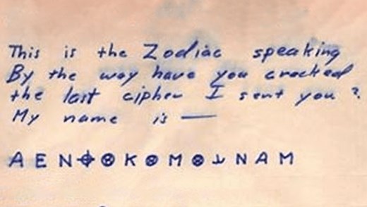 Zodiac Killer's Final Two Messages May Have Been Decoded, And His Identity Finally Revealed