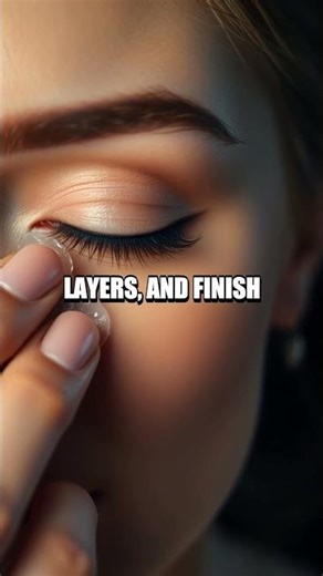 Crease-Free Quick Eye Hack with One Shade and a Damp Sponge