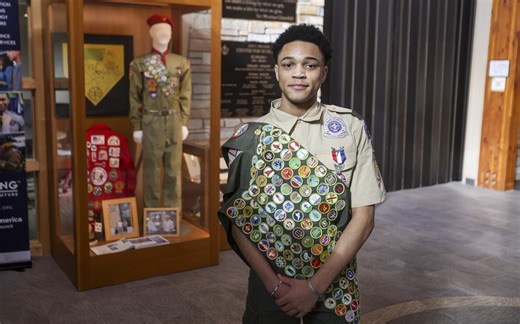 West Fargo Eagle Scout earns every merit badge — all 142 of them