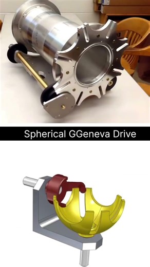 The Incredible Spherical Geneva Drive! ⚙️✨ #automobile #satisfying #machine