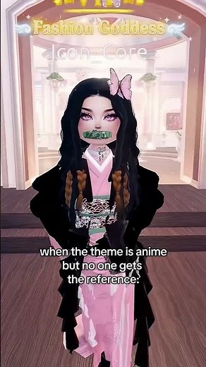 Nezuko Demon Slayer Cosplay 💗 #dti #dresstoimpress #roblox