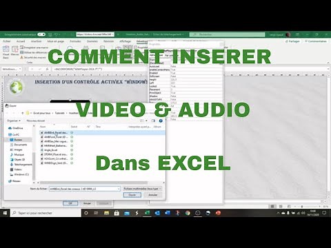 ✅ EXCEL GRATUIT : Comment Insérer vos vidéos ou du son dans Excel ?