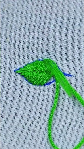 The Secret to Perfect Embroidery Leaves | Easy Fishbone Stitch Tutorial