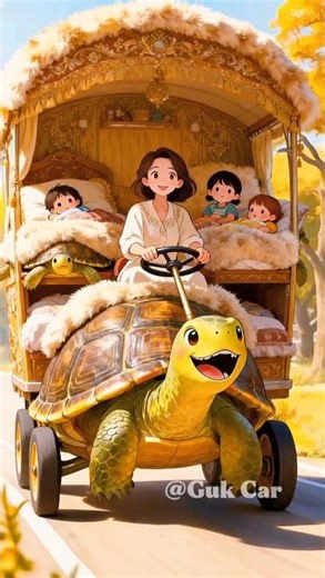 Which Turtle Car Do You Like #turtle #campervan #kids #travel