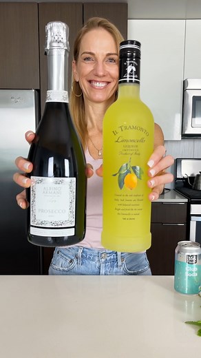 10K views · 313 reactions | It’s Limoncello Spritz time!  This refreshing summer cocktail has hints of sweet and zesty lemon and the perfect amount of sparkling fizz! Recipe: https://downshiftology.com/recipes/limoncello-spritz/ #limoncello #limoncellospritz #summercocktails #prosecco #proseccotime #cookingvideos #recipes #easyrecipes | Downshiftology | Facebook