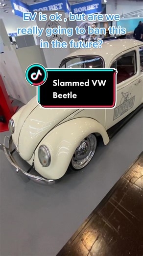 Custom Slammed VW Beetle with 3-Piece Wheels