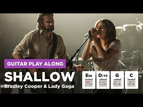 Guitar cover of "Shallow" • play-along w/ guitar chords, lyrics, and tabs (A Star is Born)