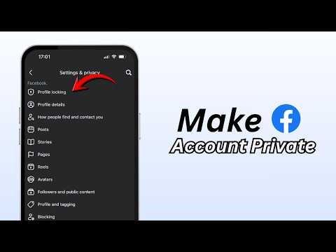 How To Make Your Facebook Account Private 2026 | Lock Profile Easily