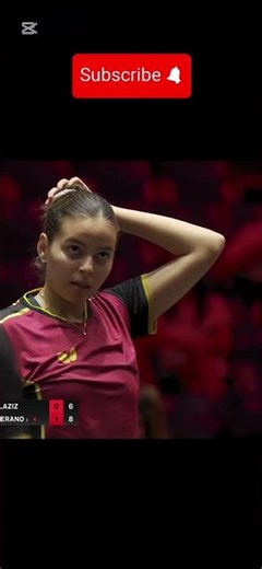 Amazing Hugo Calderano finding the edge with hooking #tenisdemesa #table-tennis #pingpong #shorts