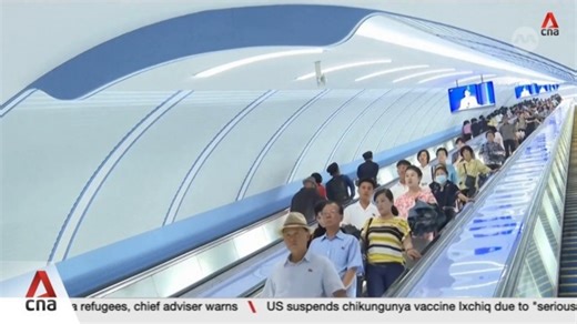 North Korea modernises several key metro stations in its capital Pyongyang