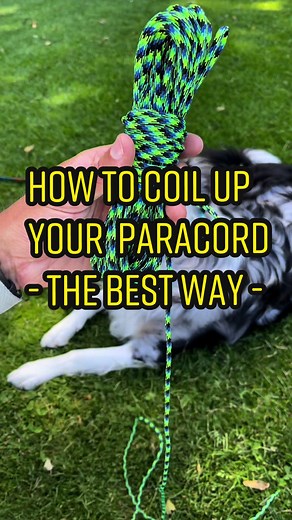This is one of the best ways to coil up your paracord so it’s quick and easy to unravel wihout it tangling up on you. #paracord #paracordtutorial #paracordtips #hacks #knots #knottying #howto #knottyingtutorial #tips #tutorial #camping #survival #diy #outdoors #handy #methods #TransformersVoices