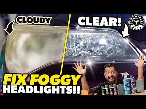 Fix Foggy Headlights Yourself! How To Clear Headlights In No Time With The Wet Sanding Method.
