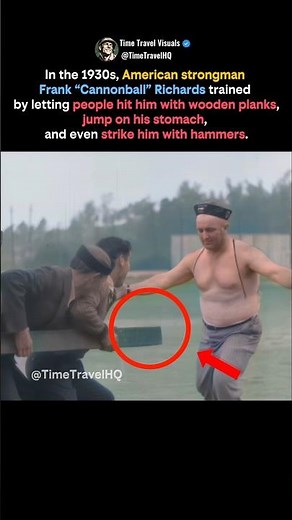 The Strongman Who Took a Cannonball to the Stomach #shorts