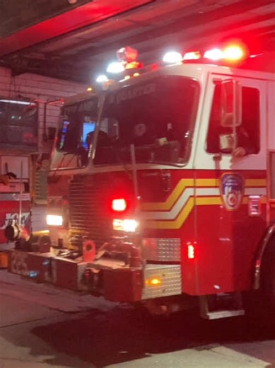 FDNY Engine 225 responding to an EMS run.