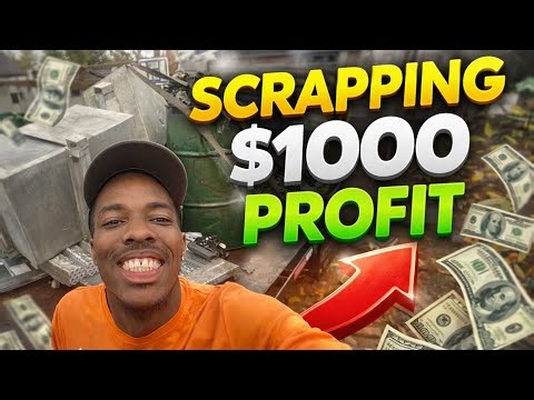 Scrapping Metal for $1,000 Profit (Full Breakdown)