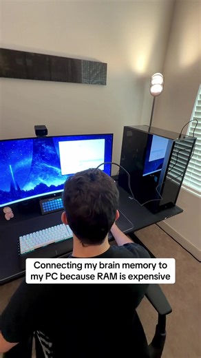 Your brain is basically free memory, just use thay instead of buying RAM #pcgamer #pcgaming #gamer