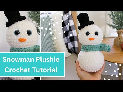 Crochet Snowman Amigurumi Plushie