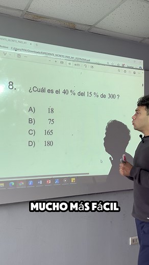 Ejercicio de porcentajes #m1 #paesm1 #numeros #porcentajes