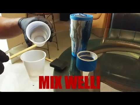 HOW TO MIX AND APPLY TWO PART EPOXY!