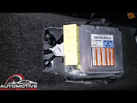 2011 Subaru Legacy Outback SRS Airbag Module Location and Removal For Reset