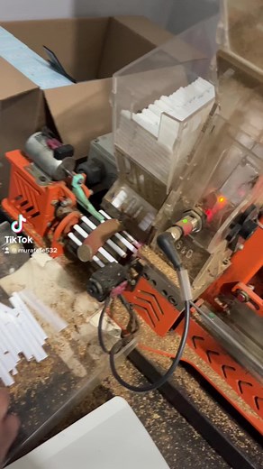 Wood Processing Machine in Action: Industrial Setup Showcase