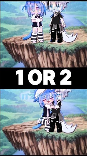 Help Michelle 1 or 2? #gacha #trend #animation #gachaclub #shorts