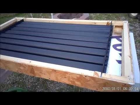 Solar room heater, DIY solar hot air heater, FREE HEAT FROM THE SUN !!!