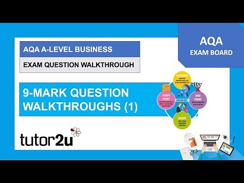AQA A-Level Business - 9-Mark Question Walkthroughs (1) | 14 Apr 2021