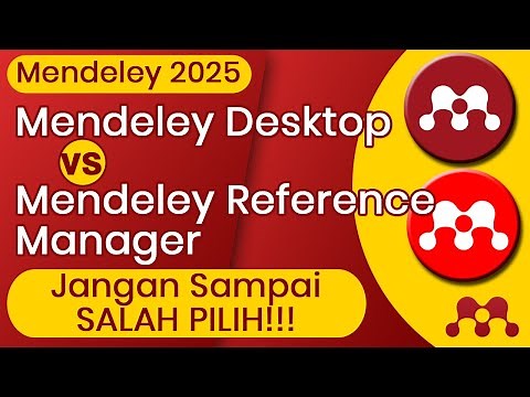 Mendeley 2025: Mendeley Desktop vs Mendeley Reference Manager | Mana yang Harus Kamu Pilih?