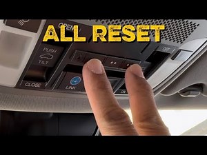 How to Erase or Reset HomeLInk Garage Door Opener on a 2018 Acura MDX