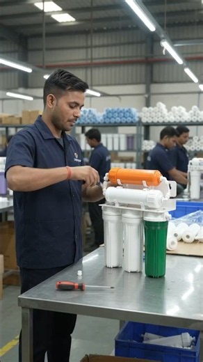 Tiranga Water Filter #factoryprocess #factoryprocess #factoryvideo #india #manufacturingprocess #ai