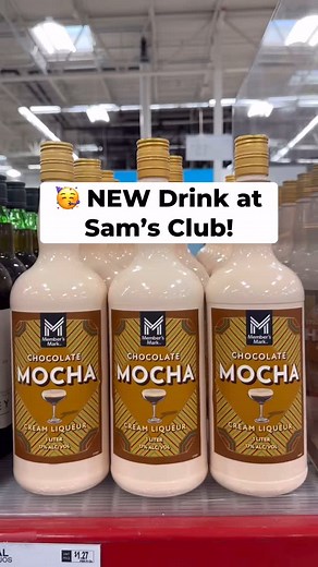 😍 LOOK for this new Chocolate Mocha Liqueur drink on your next Sam’s Club run! This ultimate blend of bold coffee, smooth chocolate, and a hint of mocha drink is perfect for parties, and it’s just $14.98! #samsclub #drinksdrinksdrinks | Sam’s Club Lovers