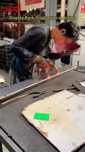 Display Rack Production in Action #sintopfixtures #customizedretaildisplays #shorts