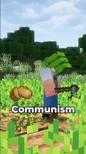 Communism explained in Minecraft ⛏️ #minecraft #explained #communism #story #explainedinminecraft