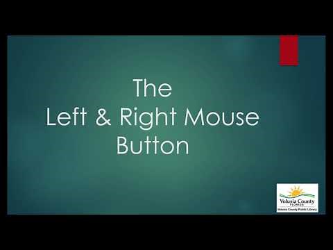 The Left and Right Mouse Buttons