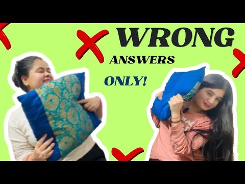 Wrong Answer = Pillow Attack 😭😂 | Epic Sister Challenge| sister’s challenge @bhawanachand242