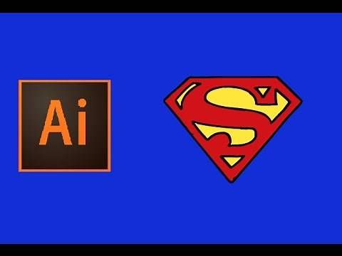 How to Design SuperMan Logo in 80 seconds | Adobe Illustrator