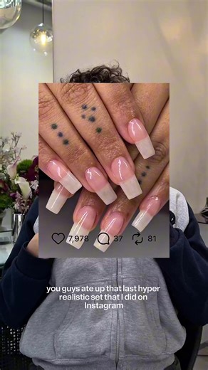 Instagram LOVED Ruby's last hyperrealistic set so much that we were able to get her to spill the tea. Here's how she get's it natural every time! Ruby's IG: nailzonmarz #hyperrealisticnails #naturalnails #nailart #nycnailtech