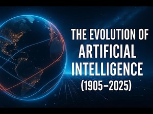 The Full Evolution of Artificial Intelligence (1905–2025) | AI History Explained in 8 Minutes
