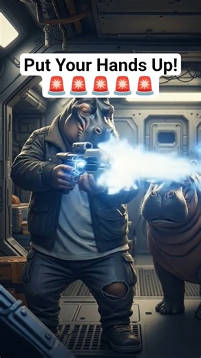 Halo Hippo At Your Service 🔥 #hippo #scifi #ai #aishorts #subscribenow #fypshorts